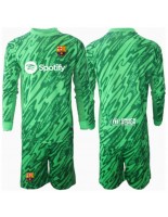 Barcelona Keeper Bortedraktsett Barn 2024-25 Lange ermer (+ bukser)